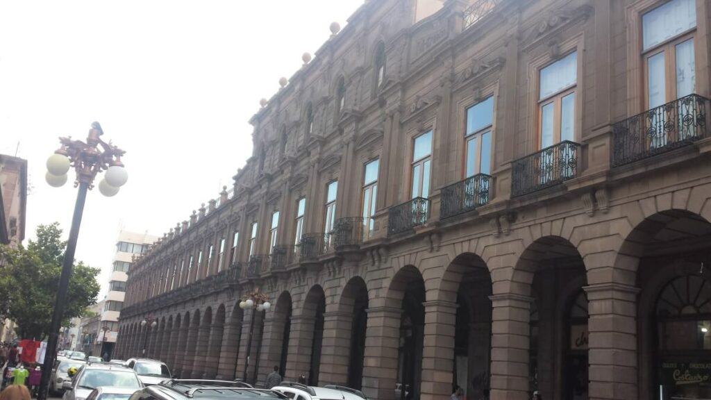 Historical building with lots of arches.