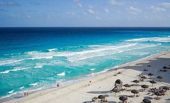 Cancun beach.