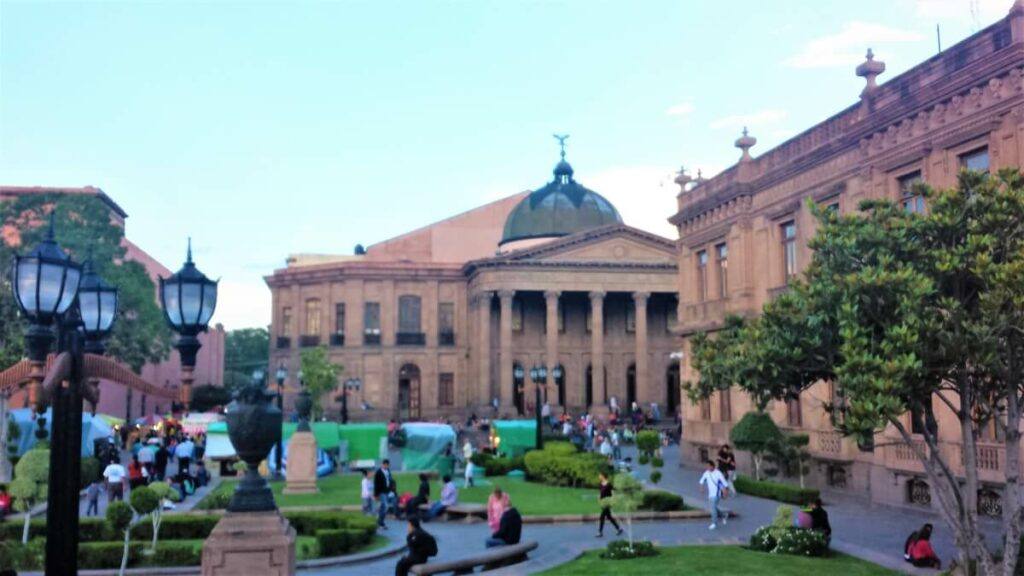 Historic center in San Luis Potosi.