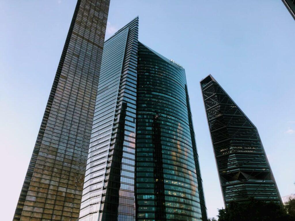 Skyscrapers in Mexico City.