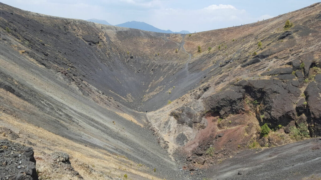 Crater of the Paricutin volcano in Michoacan, Mexico.