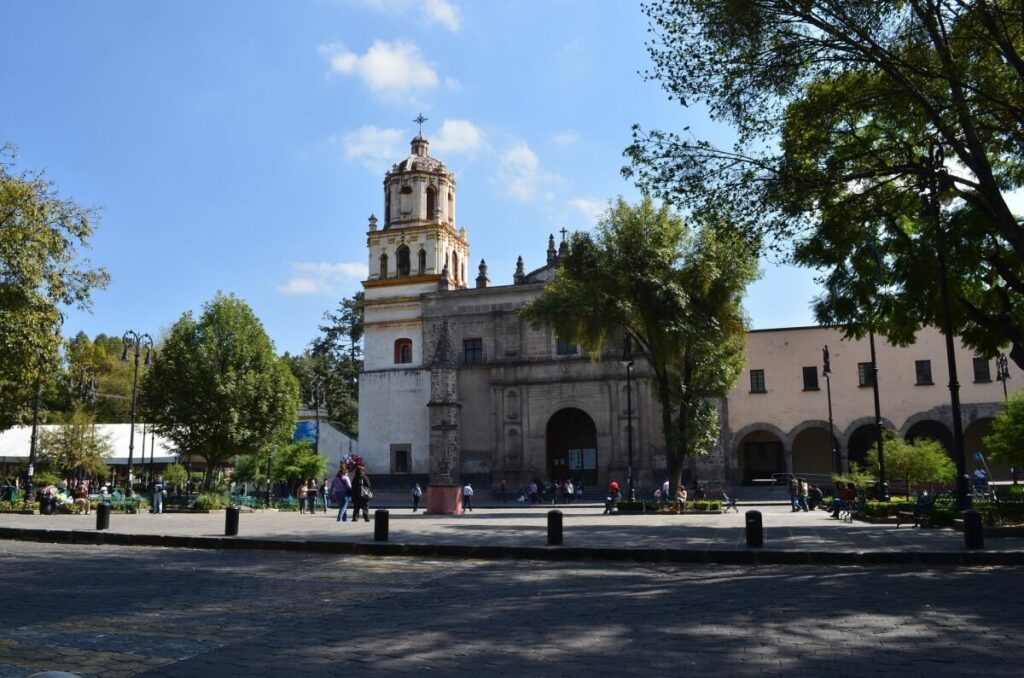 Coyoacan Church in Coyoacan, Mexico City.