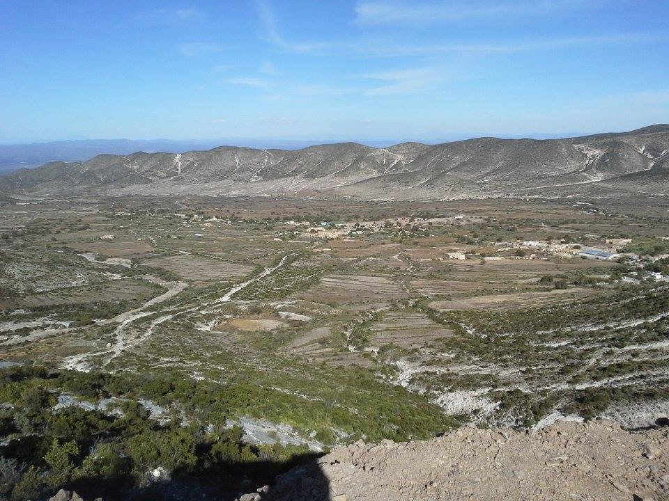 View of the valley from the lookout on the way to Real de Catorce.