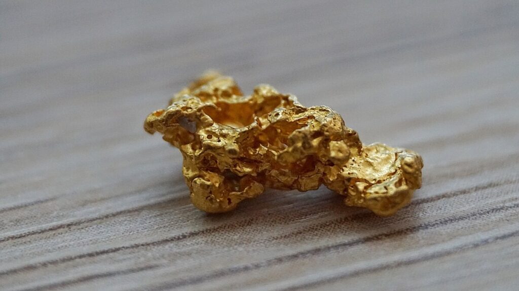 Gold nugget.