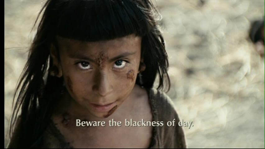 Indigenous child on Apocalypto.