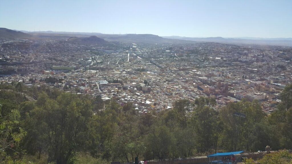 Observation deck on top of the Cerro de la Bufa.