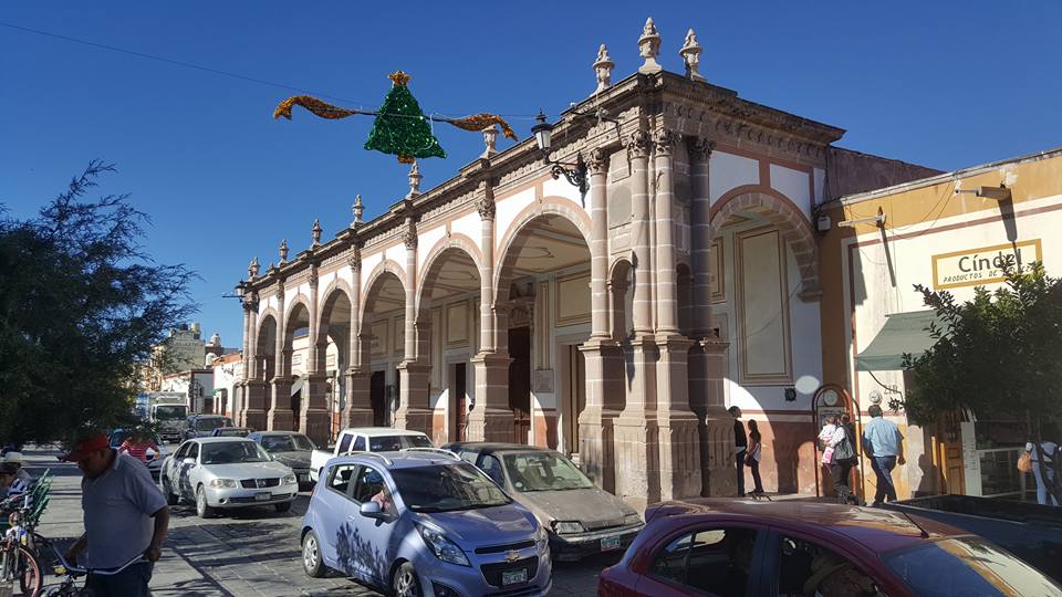 Old building in Jerez, Zacatecas.