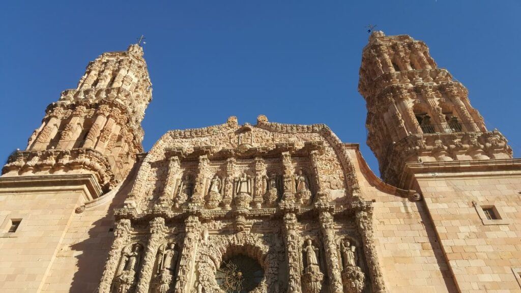 Zacatecas cathedral facade.