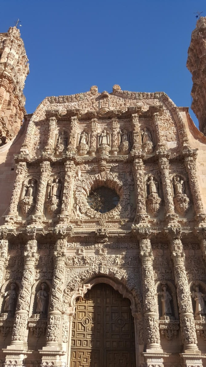 Zacatecas cathedral facade.