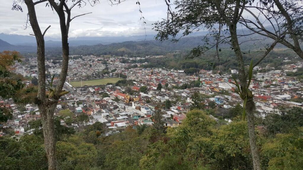 View of Coatepec from the lookout.